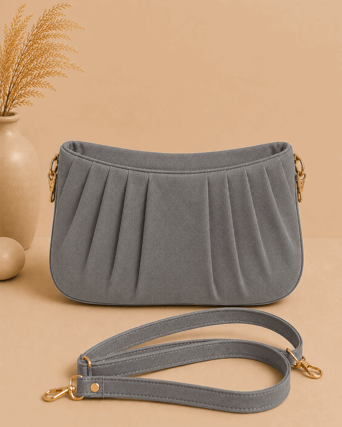 Pearl Chain Satchel Bag
