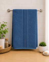 Slate Stripe Bath Towel