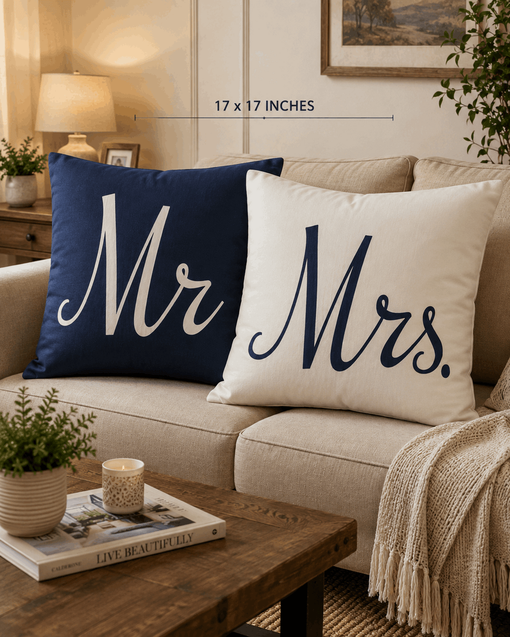 2 PCs Printed Cushion Covers Ds#268
