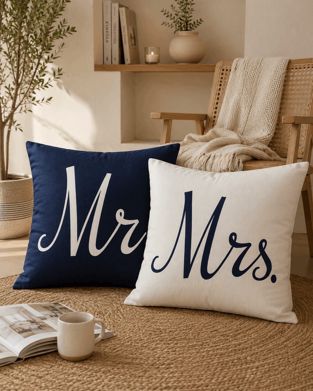 2 PCs Printed Cushion Covers Ds#268