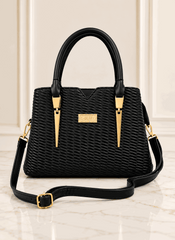D.BERRY Quilted Leather Satchel