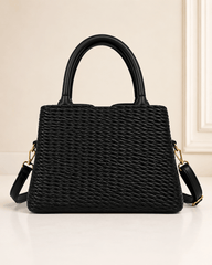 D.BERRY Quilted Leather Satchel