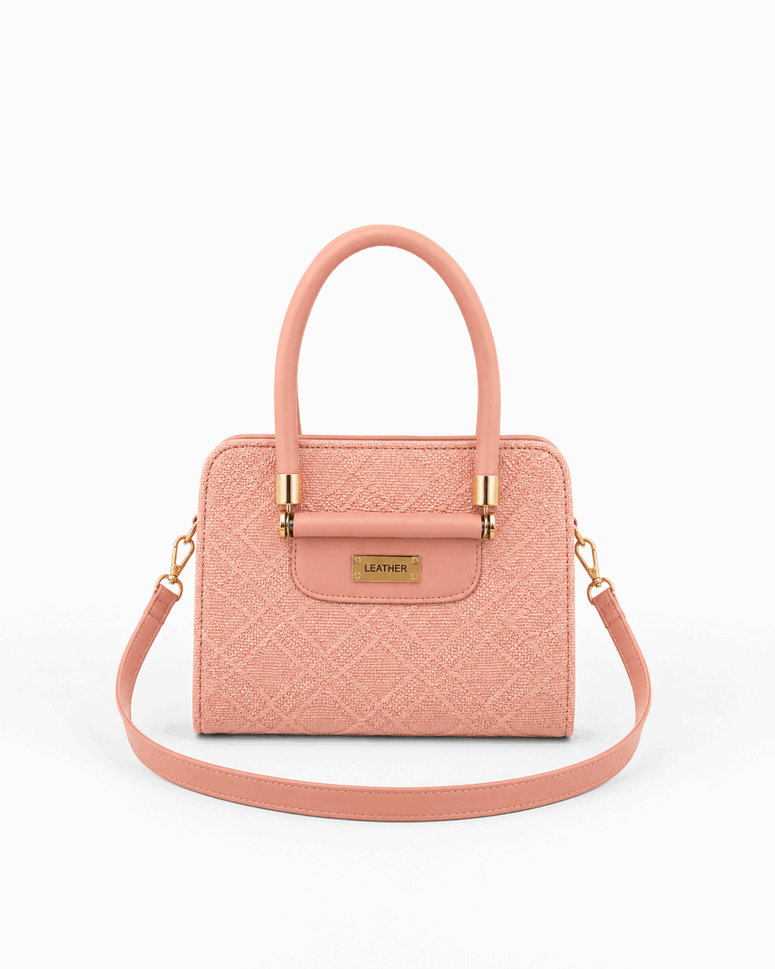 Dual Tone Textured Hand bag