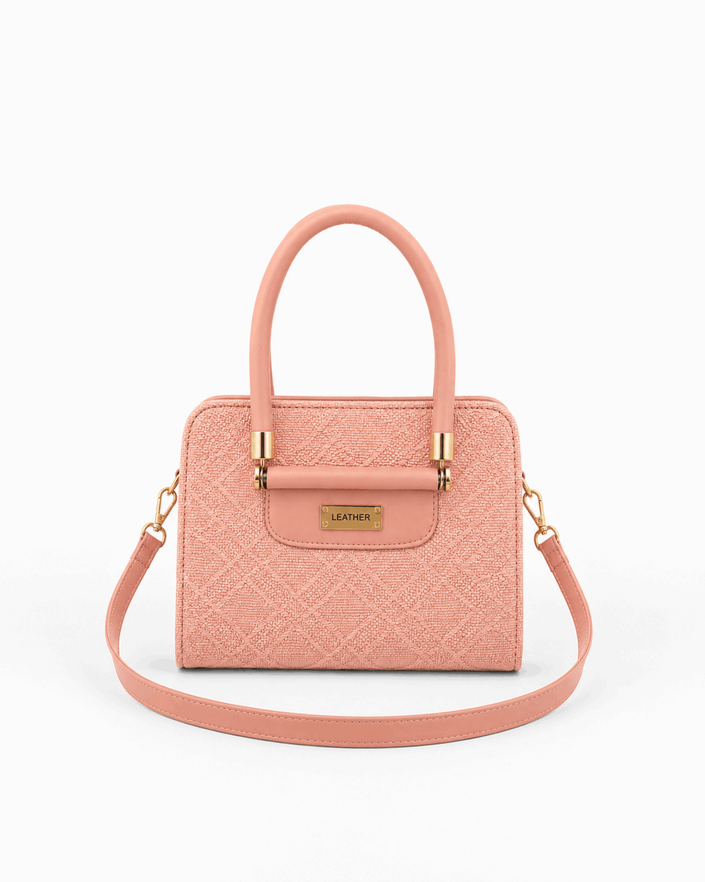 Dual Tone Textured Hand bag