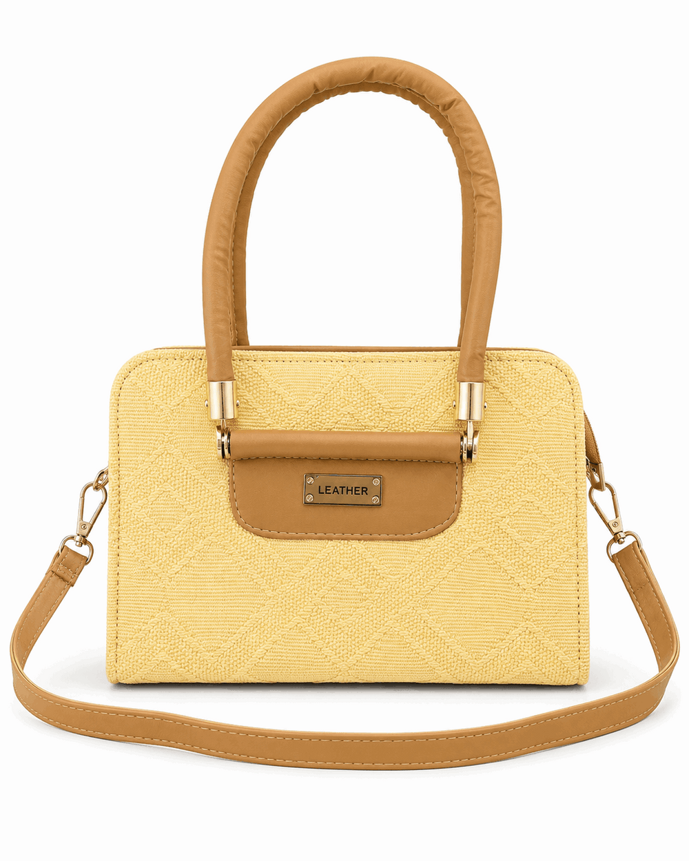 Dual Tone Textured Hand bag