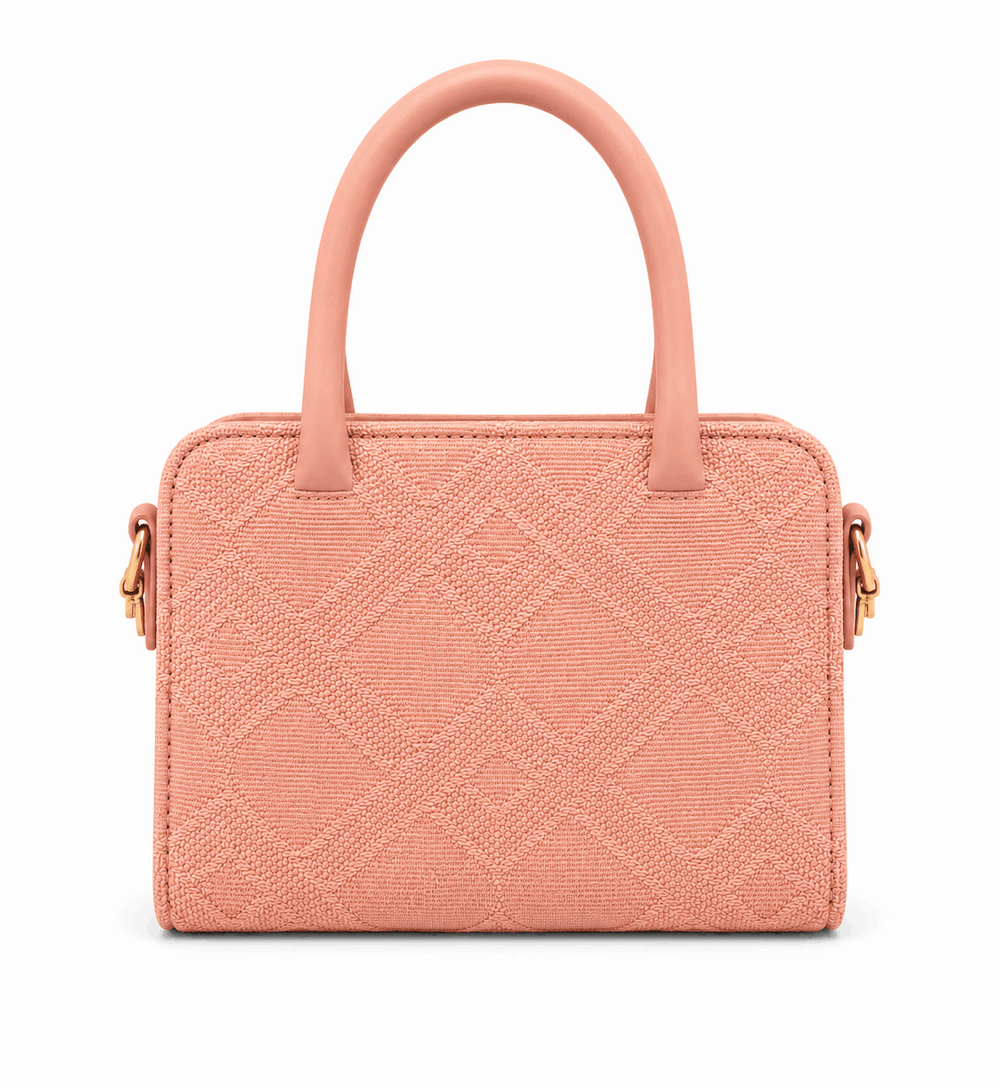 Dual Tone Textured Hand bag
