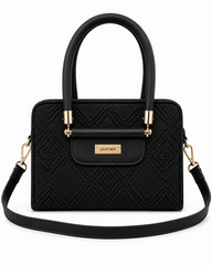 Dual Tone Textured Hand bag
