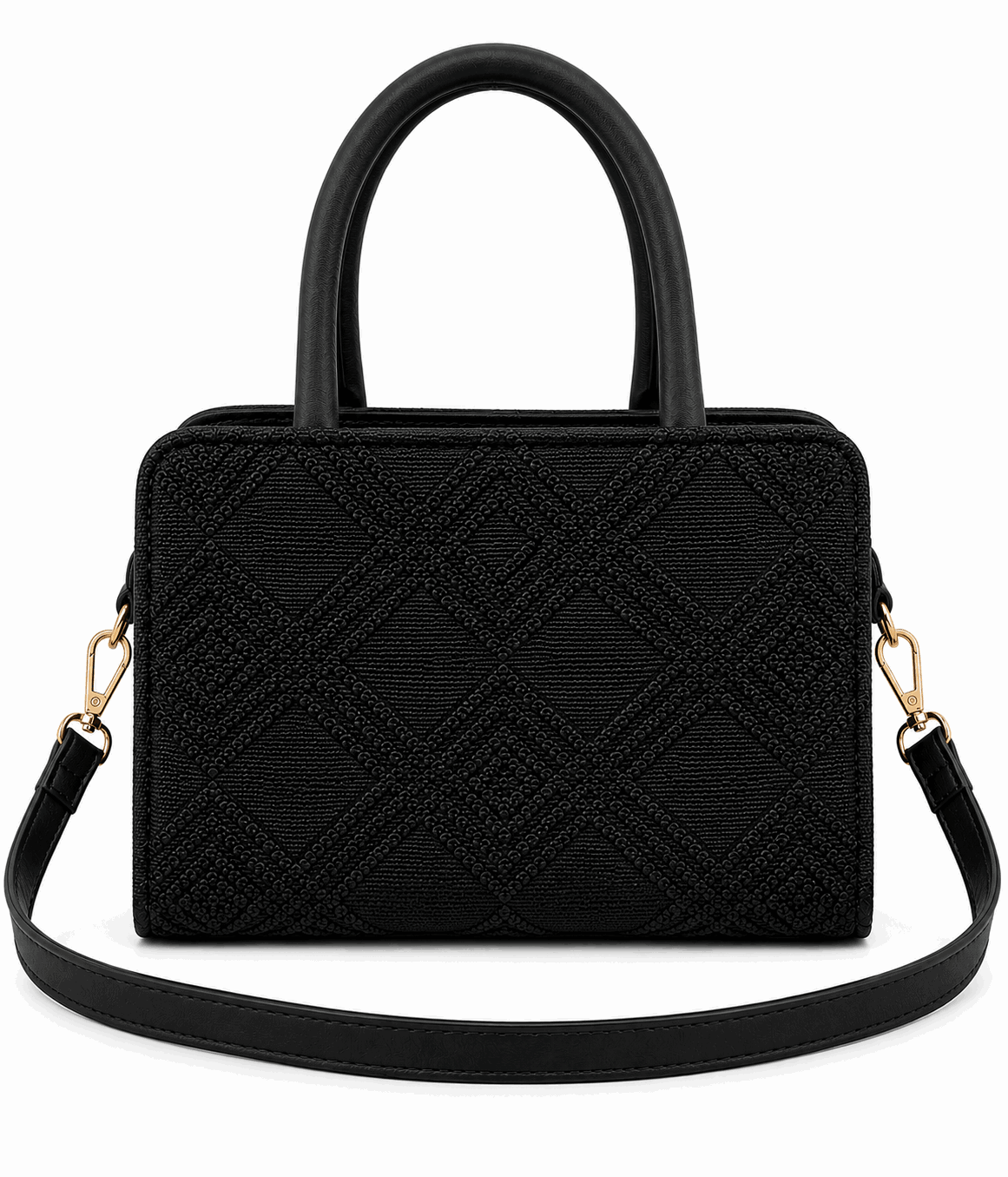Dual Tone Textured Hand bag