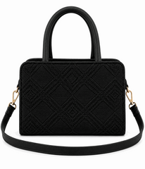 Dual Tone Textured Hand bag