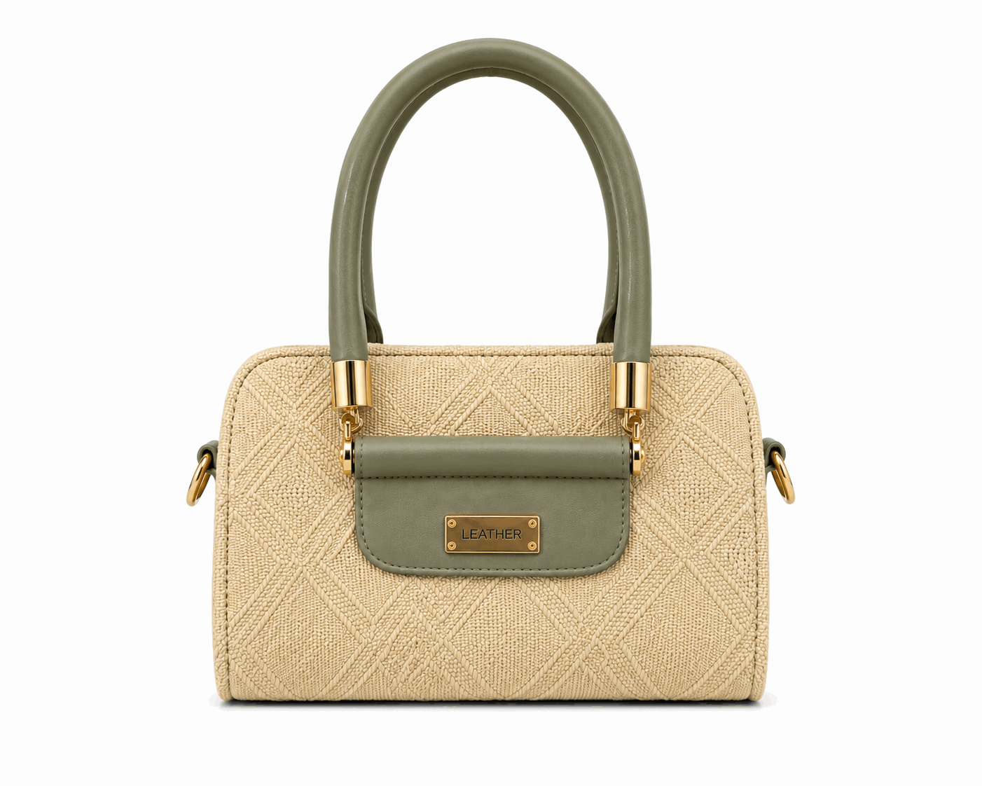 Dual Tone Textured Hand bag