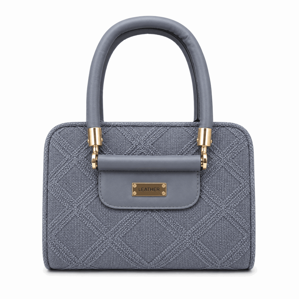 Dual Tone Textured Hand bag