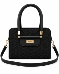 Dual Tone Textured Hand bag