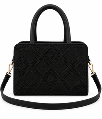 Dual Tone Textured Hand bag
