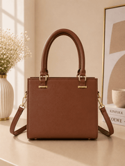 The Noir Grid Tote Bag