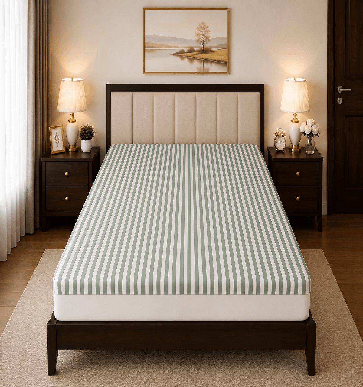 Mattress Protector Quilted Waterproof Ultra sonic NCS #125