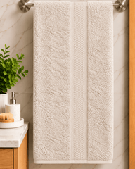 Classic Diamond Border Bath Towel