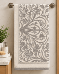 Floral Damask Bath Towel
