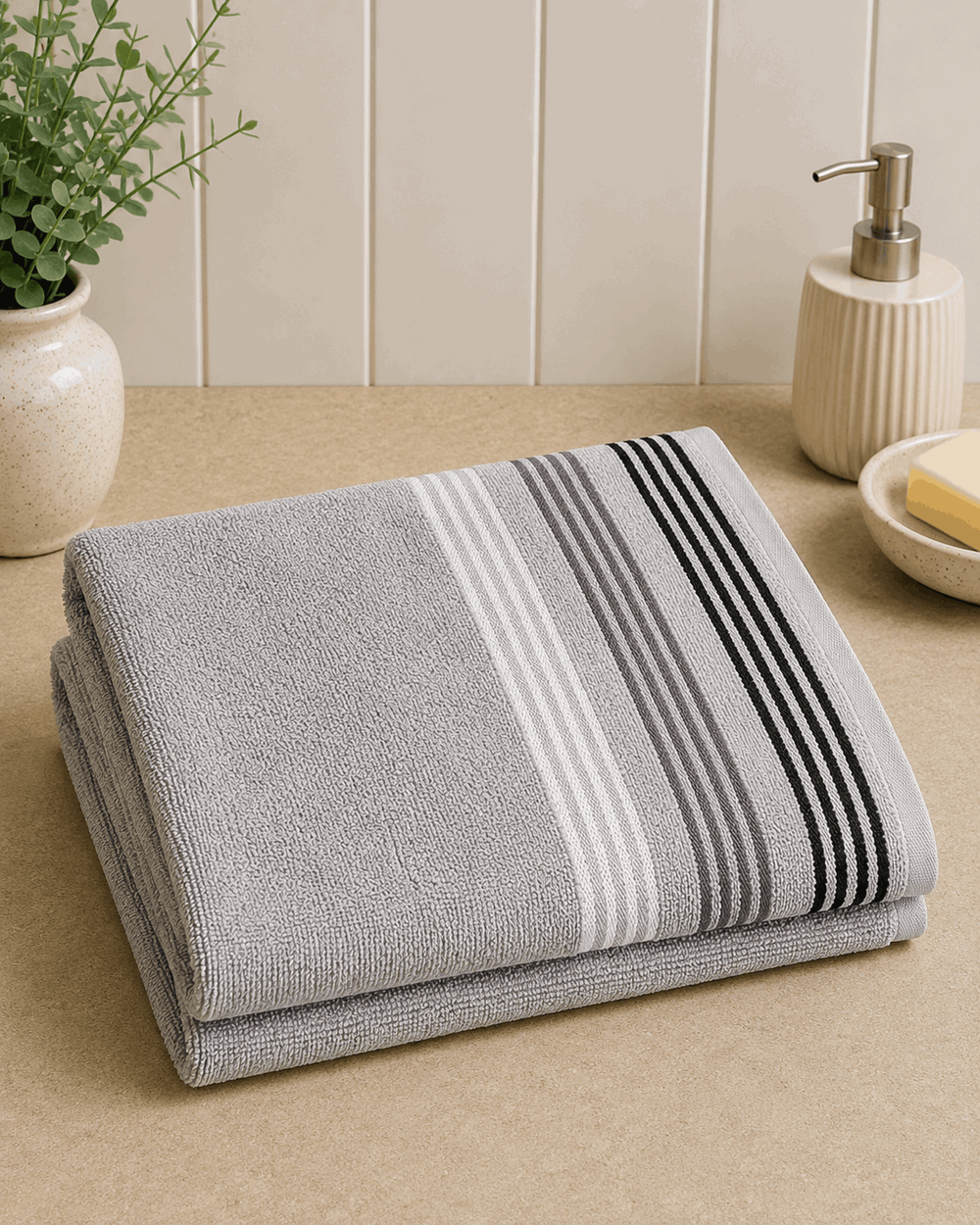 Apex Stripe Bath Towel