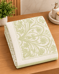 Floral Damask Bath Towel