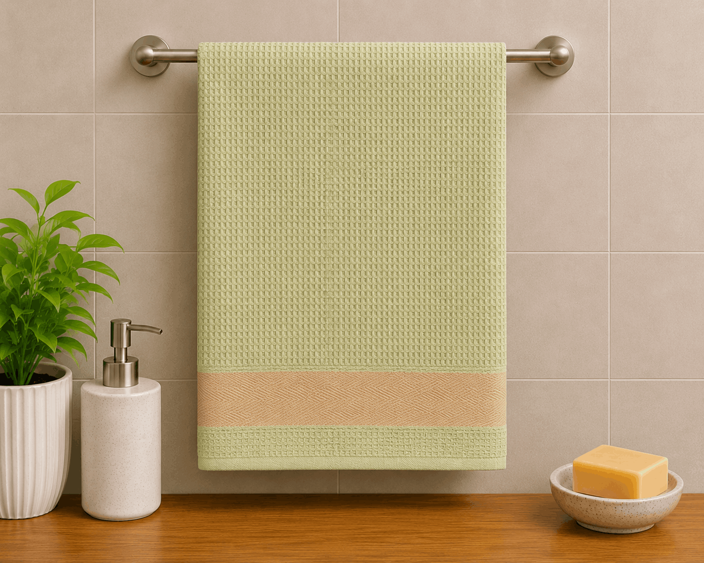 Apex Border Hand Towel (Pack of 2) - Nishat Creative Store