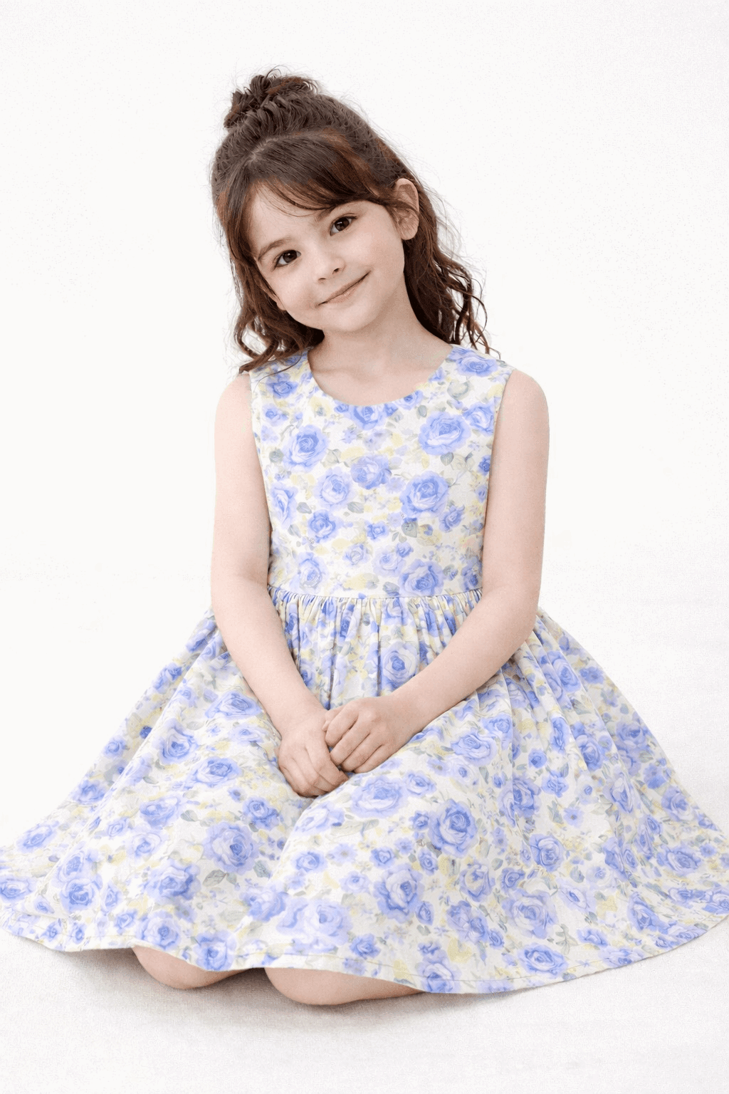 Blue Floral Fairy Frock