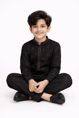 Boy Embroidered Printed Shalwar Kameez KDC 022 - Nishat Creative Store