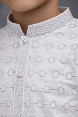 Boy Embroidered Printed Shalwar Kameez KDC 023 - Nishat Creative Store