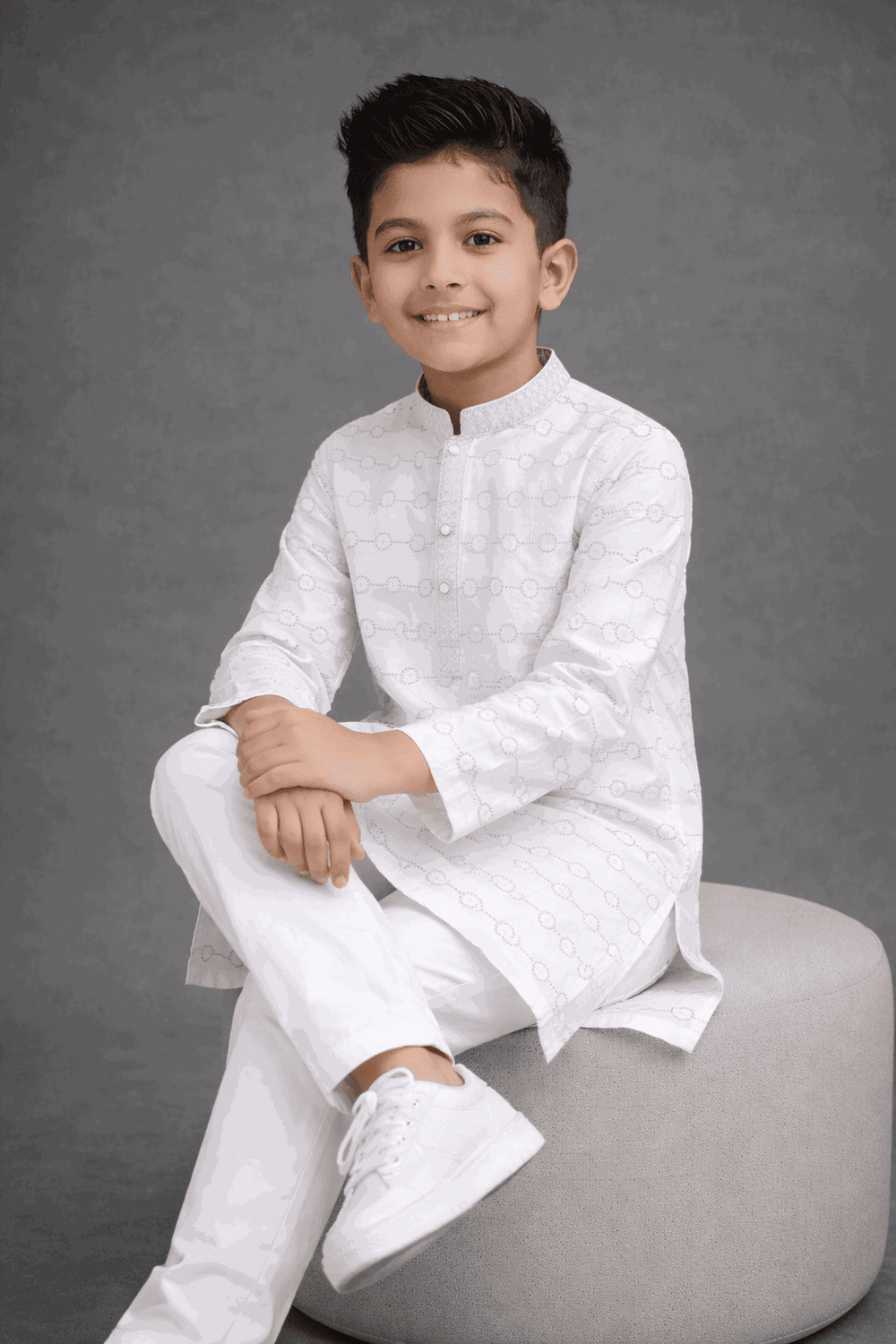 Boy Embroidered Printed Shalwar Kameez KDC 023 - Nishat Creative Store