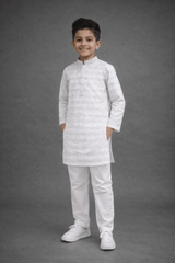 Boy Embroidered Printed Shalwar Kameez KDC 023 - Nishat Creative Store