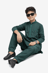 Boy Embroidered Shalwar Kameez KDC 011 - Nishat Creative Store