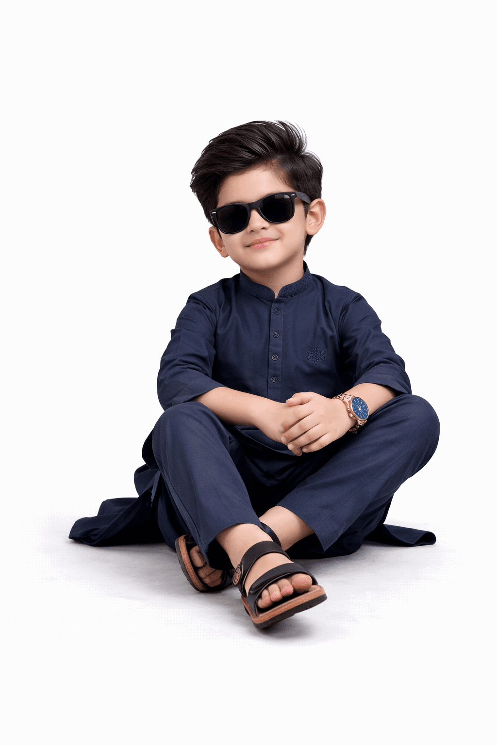 Boy Embroidered Shalwar Kameez KDC 012 - Nishat Creative Store