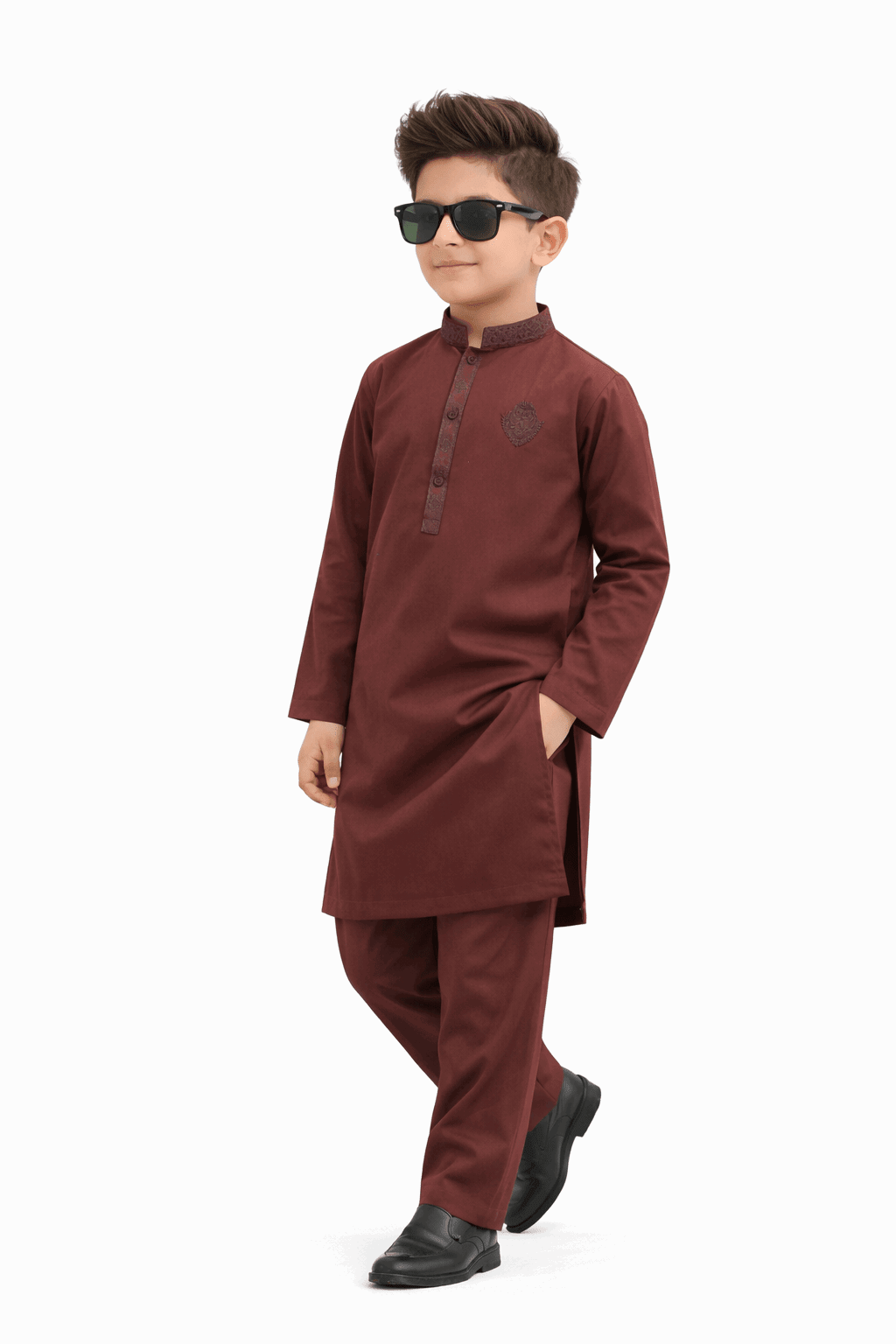 Boy Embroidered Shalwar Kameez KDC 013 - Nishat Creative Store
