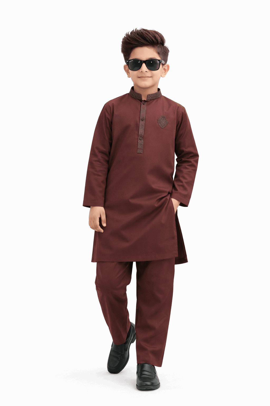 Boy Embroidered Shalwar Kameez KDC 013 - Nishat Creative Store
