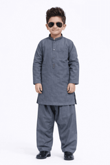 Boy Embroidered Shalwar Kameez KDC 015 - Nishat Creative Store