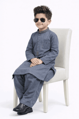 Boy Embroidered Shalwar Kameez KDC 015 - Nishat Creative Store