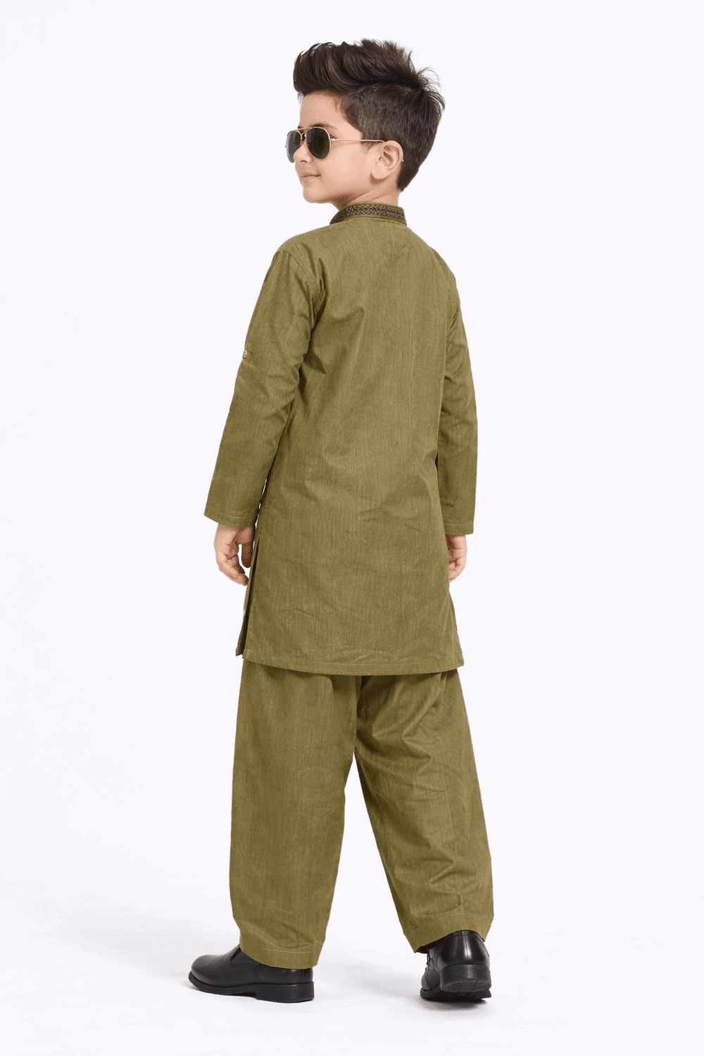 Boy Embroidered Shalwar Kameez KDC 016 - Nishat Creative Store
