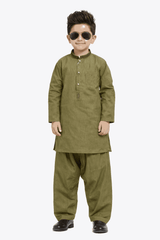 Boy Embroidered Shalwar Kameez KDC 016 - Nishat Creative Store