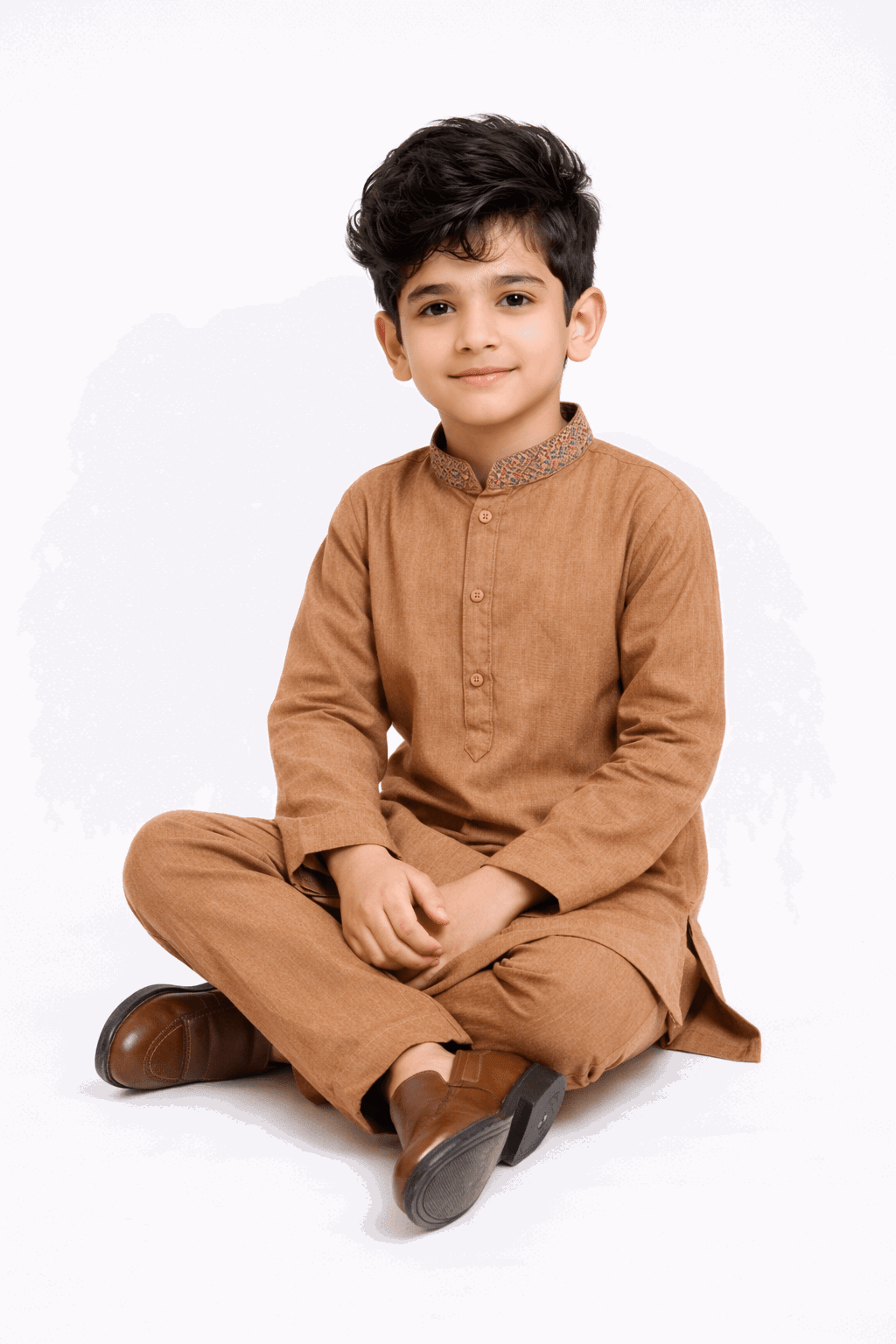 Boy Embroidered Shalwar Kameez KDC 017 - Nishat Creative Store
