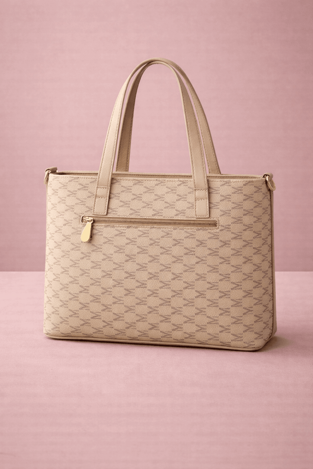 Chlèo Monogram Signature M Tote Bag – Classic Cream - Nishat Creative Store