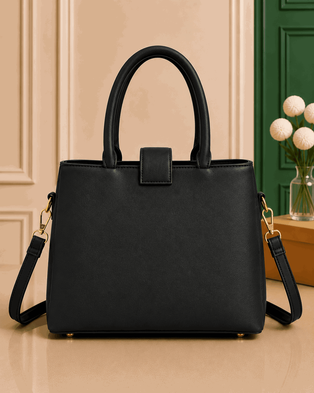 Classic chcekered Pattern Handbag - Nishat Creative Store