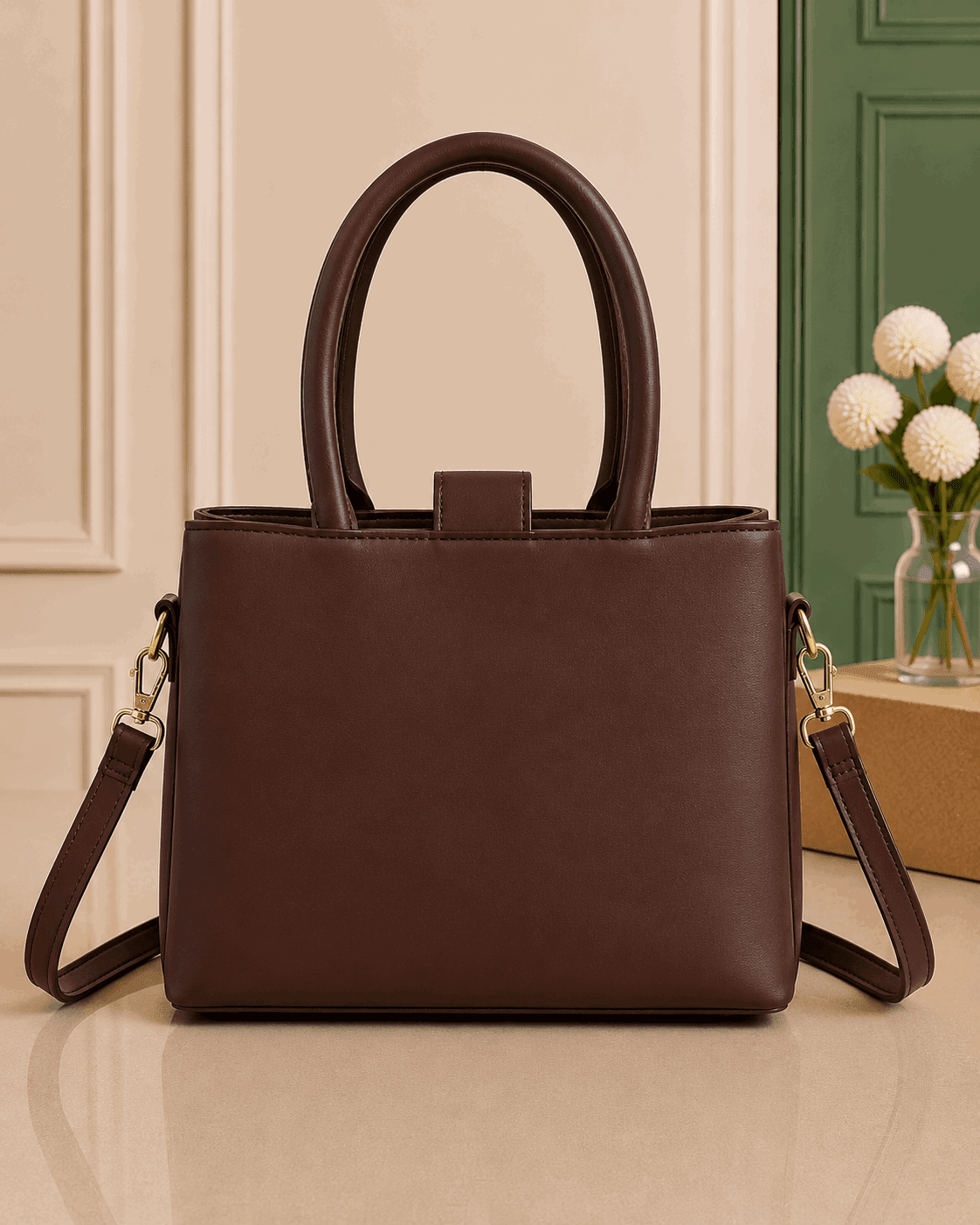 Classic chcekered Pattern Handbag - Nishat Creative Store