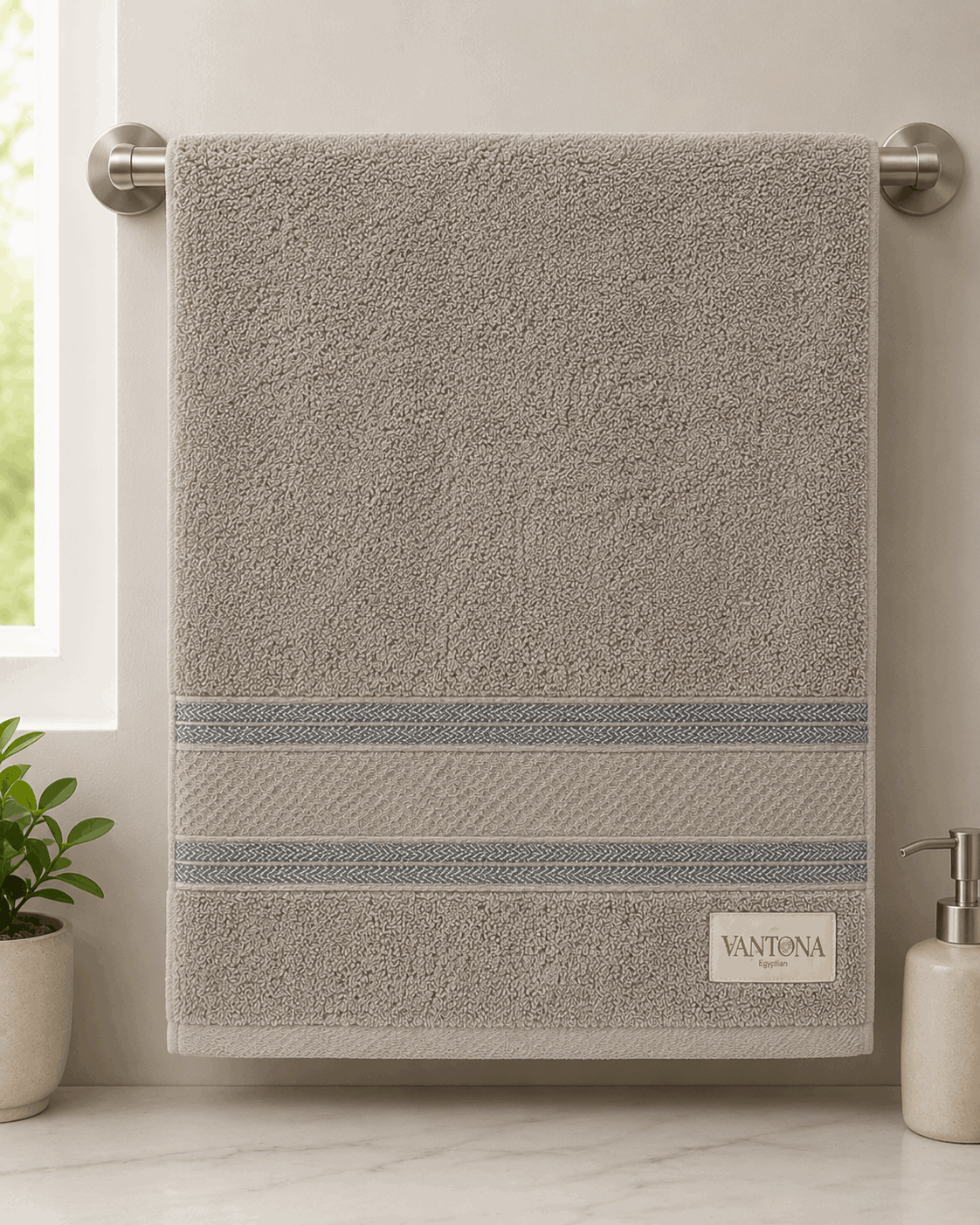Corded Panel Border Hand Towel (Pack of 2) - Nishat Creative Store