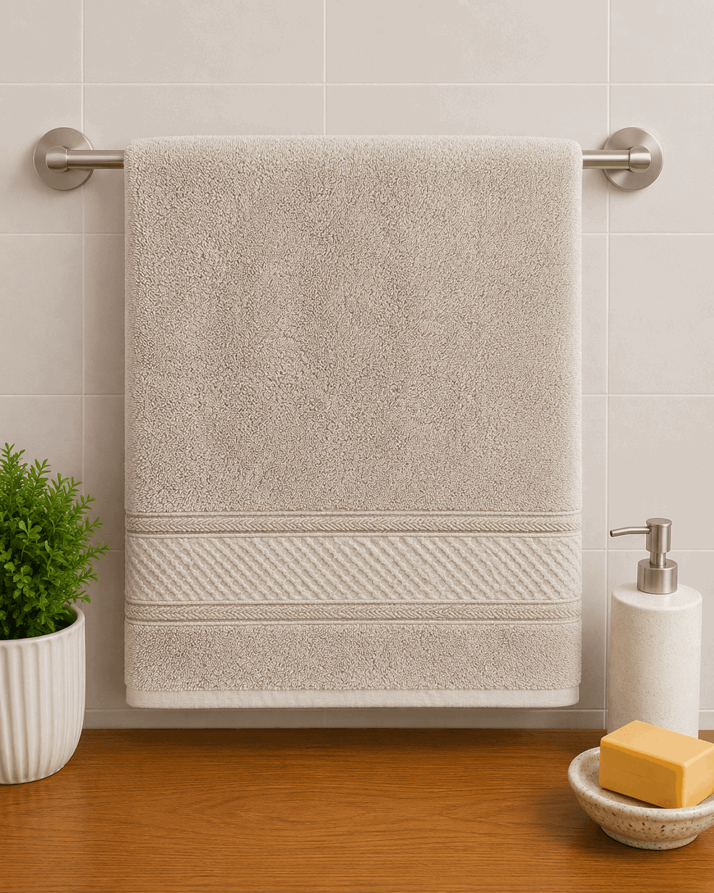 Corded Panel Border Hand Towel (Pack of 2) - Nishat Creative Store
