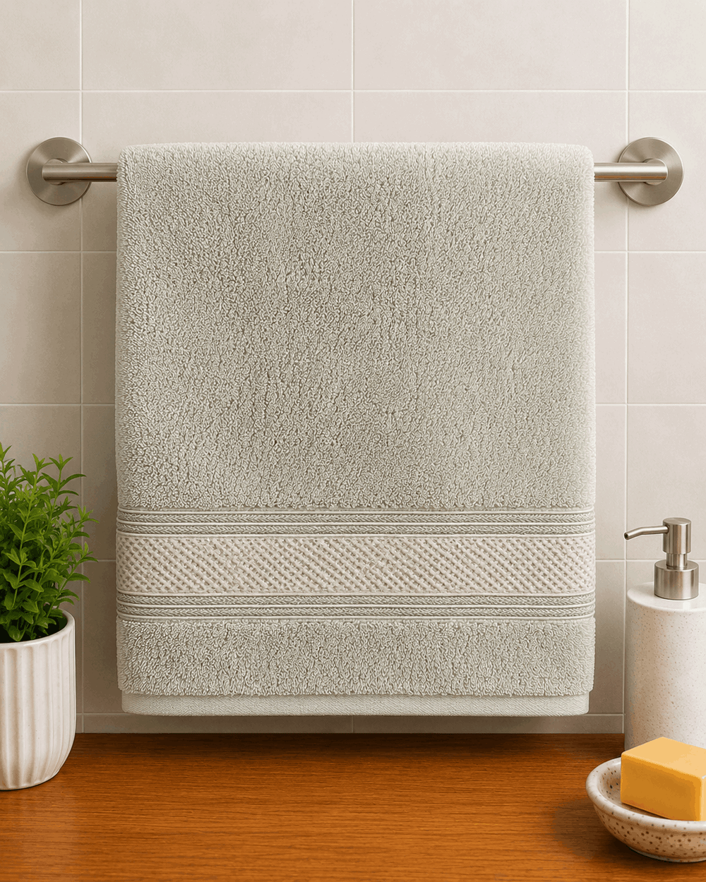 Corded Panel Border Hand Towel (Pack of 2) - Nishat Creative Store