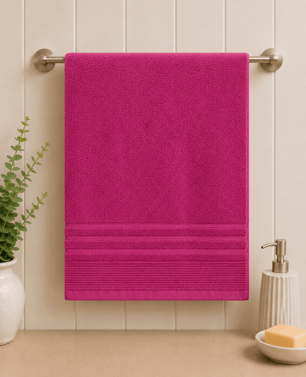 Cotton Ribed Bath Towel - Nishat Creative Store