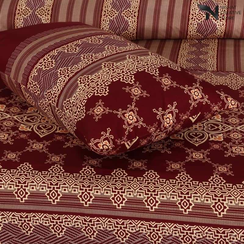 Double Bed Sheet Design NC - C 3349 - Nishat Creative Store