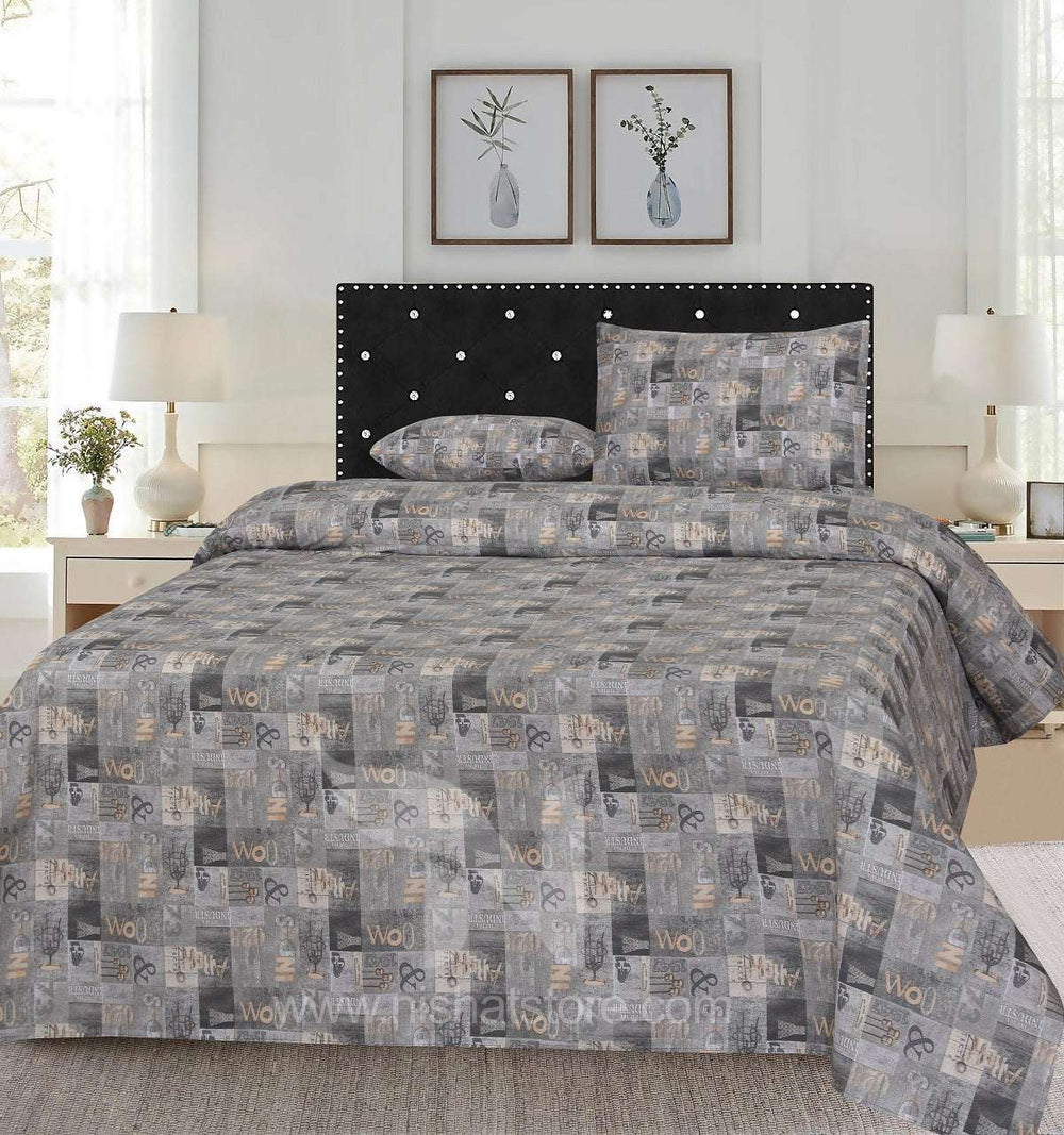 Double Bed Sheet Design NC-C 6023 - Nishat Creative Store