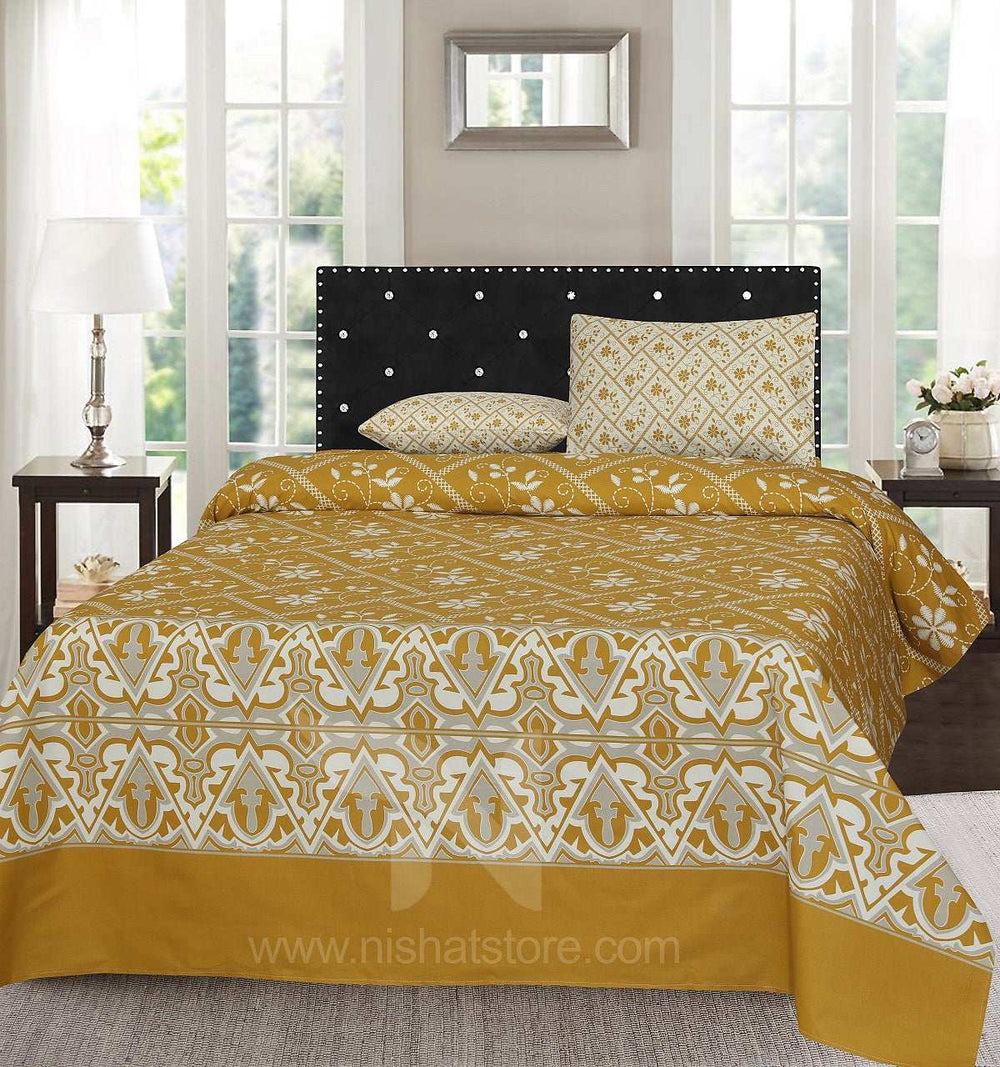Double Bed Sheet Design NC-C 6072 - Nishat Creative Store