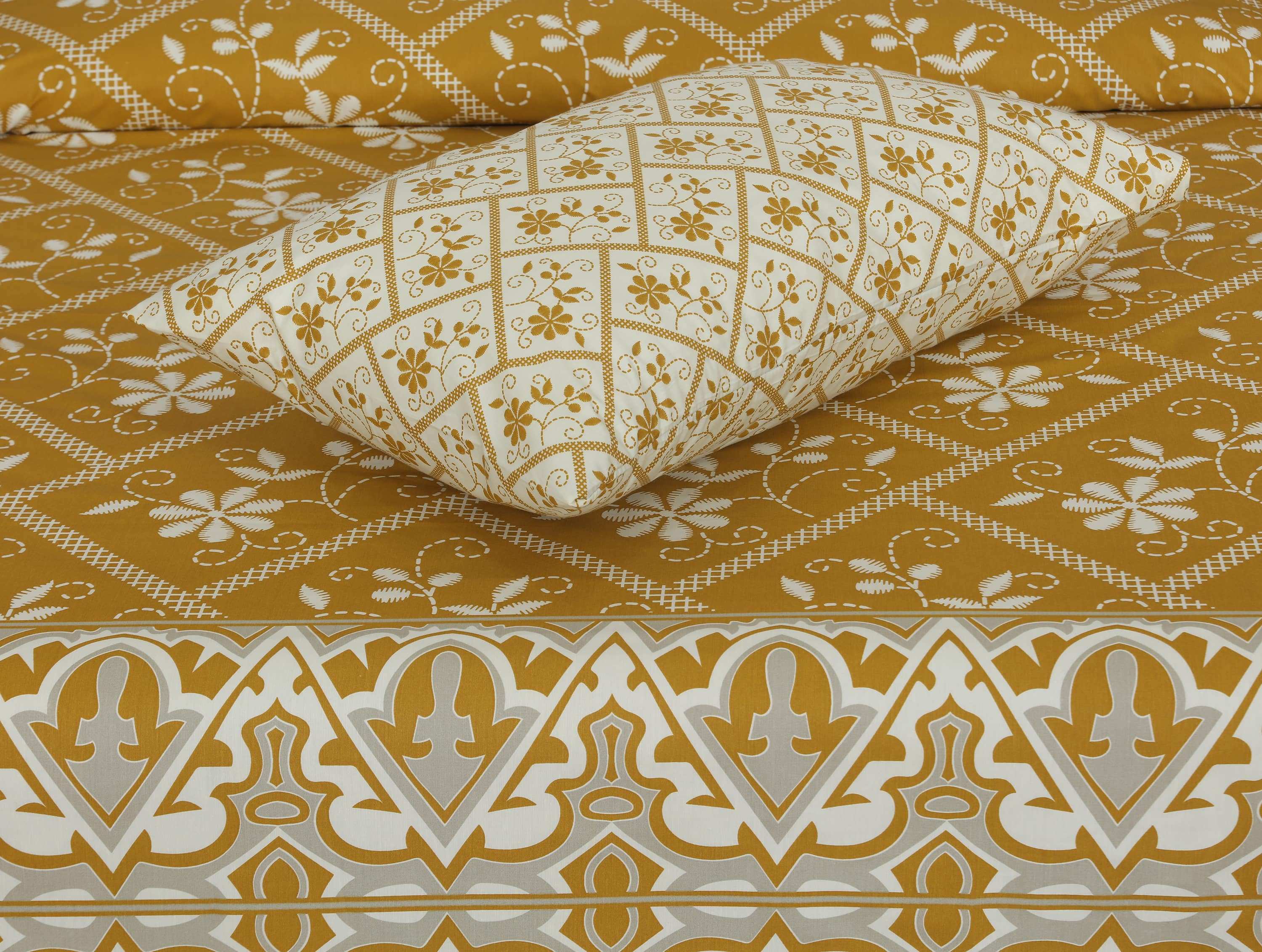Double Bed Sheet Design NC-C 6072 - Nishat Creative Store