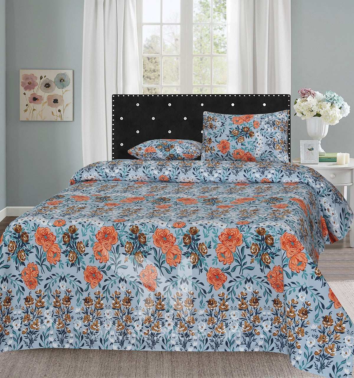 Double Bed Sheet Design NC-C 6073 - Nishat Creative Store